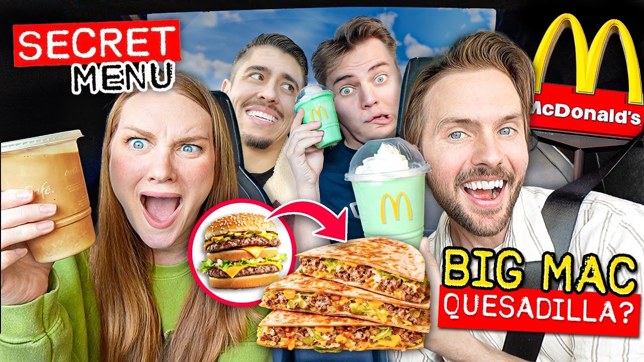 Tasting VIRAL MCDONALDS Secret Menu!!!