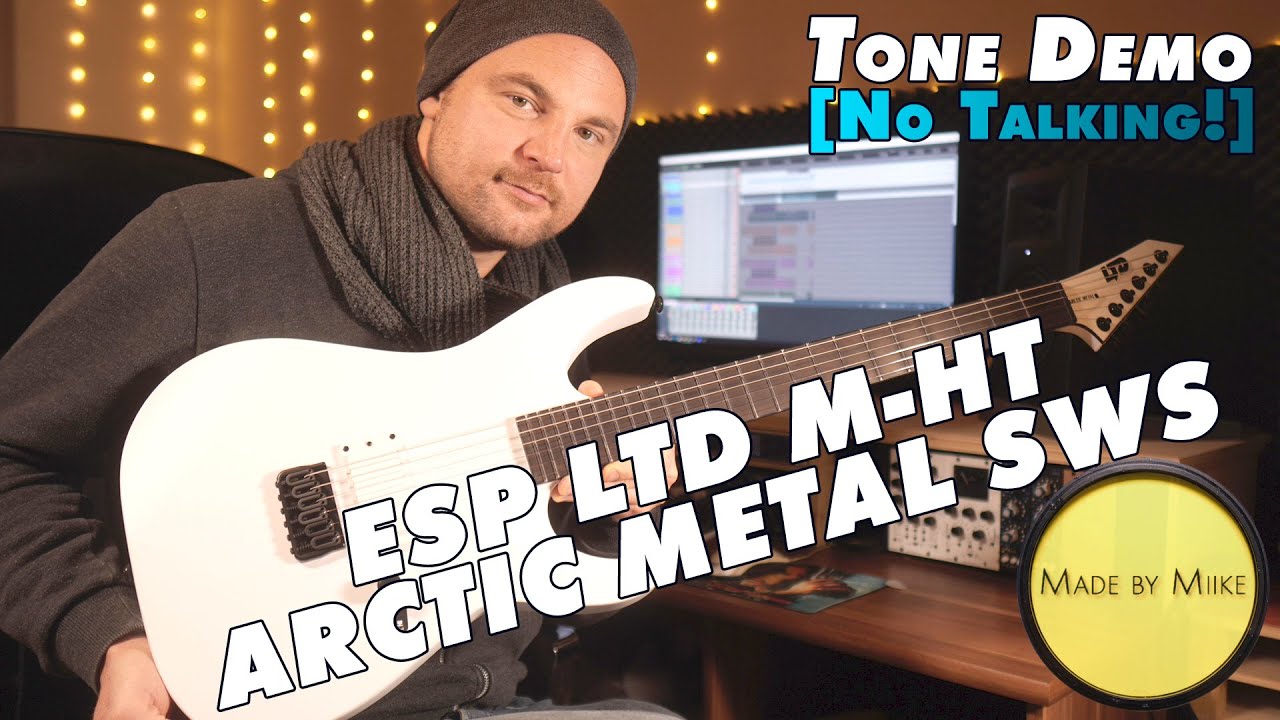 Tone Demo: ESP LTD M-HT ARCTIC METAL SWS (w. EMG 81TW pickup) [No Talking!]