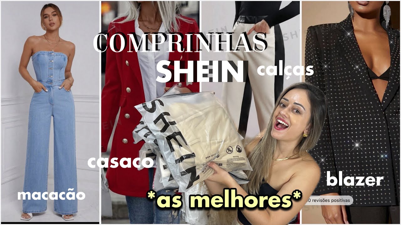 Compras da SHEIN - peças elegantes e versáteis de inverno - o LOOK DE RICA -CUPOM SHEIN