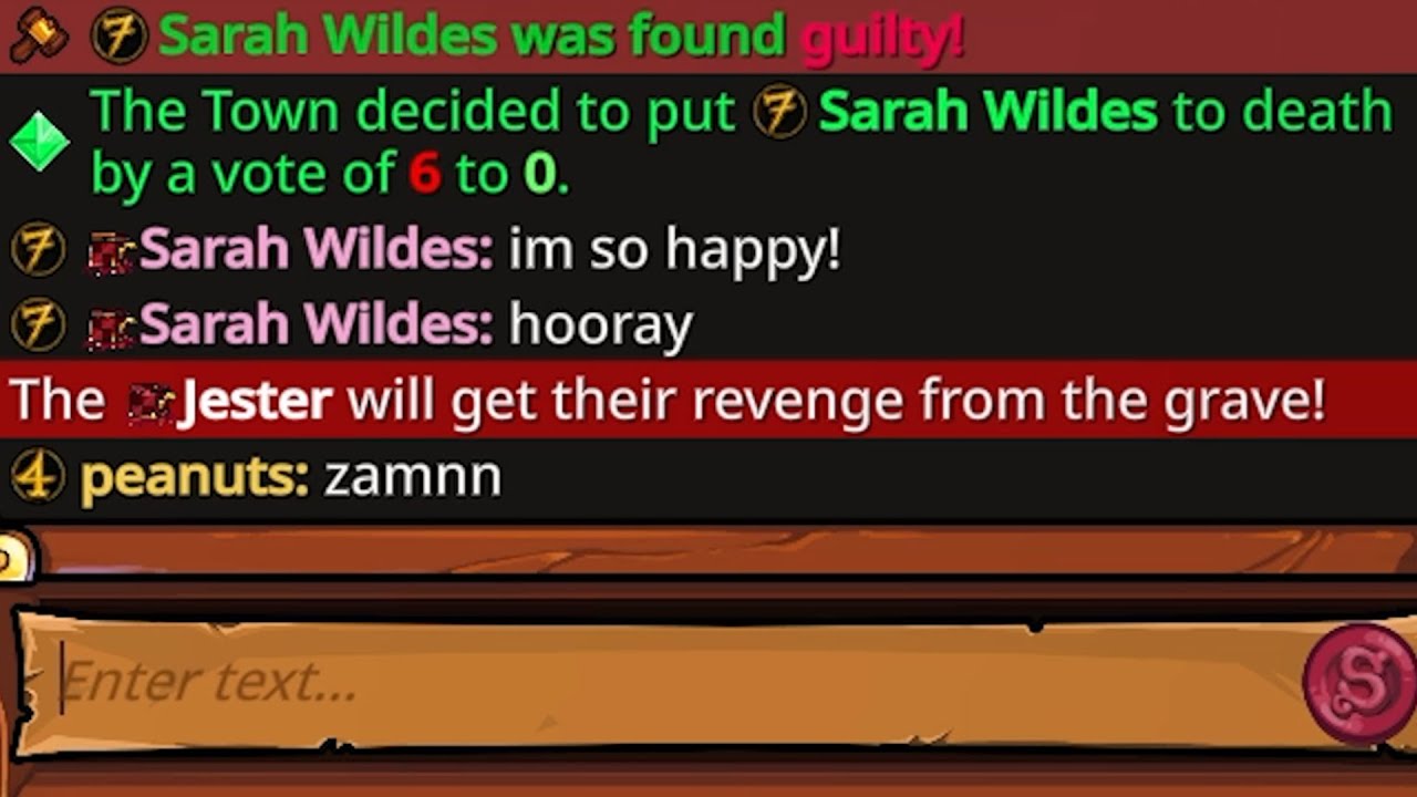 They never expect the secret Jester...