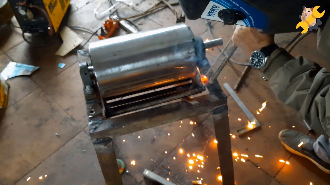 DIY Máy tách hạt ngô - part 1