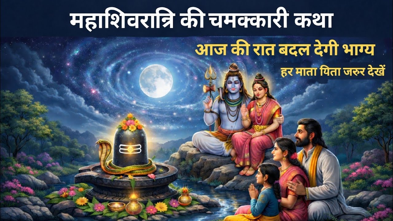 Mahashivratri Special Katha🎶🤞|बस यह कथा सुन लो |  Santan Raksha Upay Premanand Ji Maharaj #trending