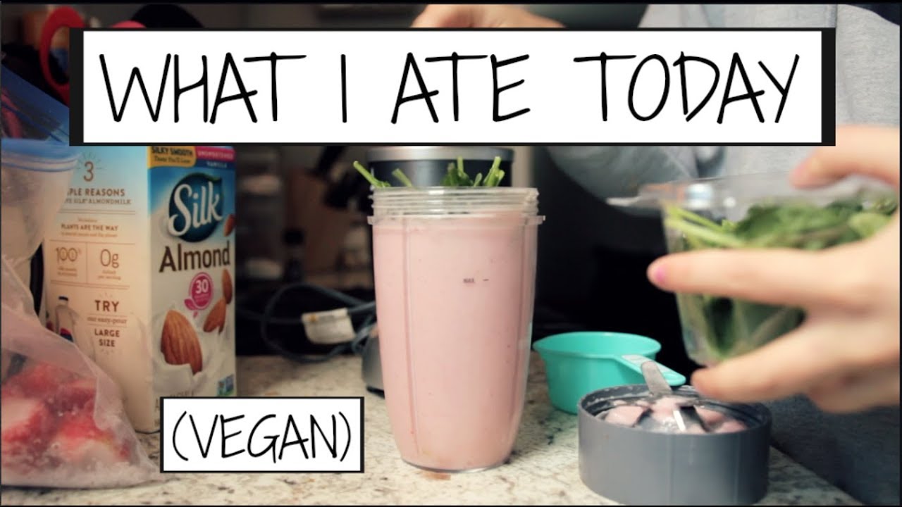 COLLEGE what I ate today (vegan)