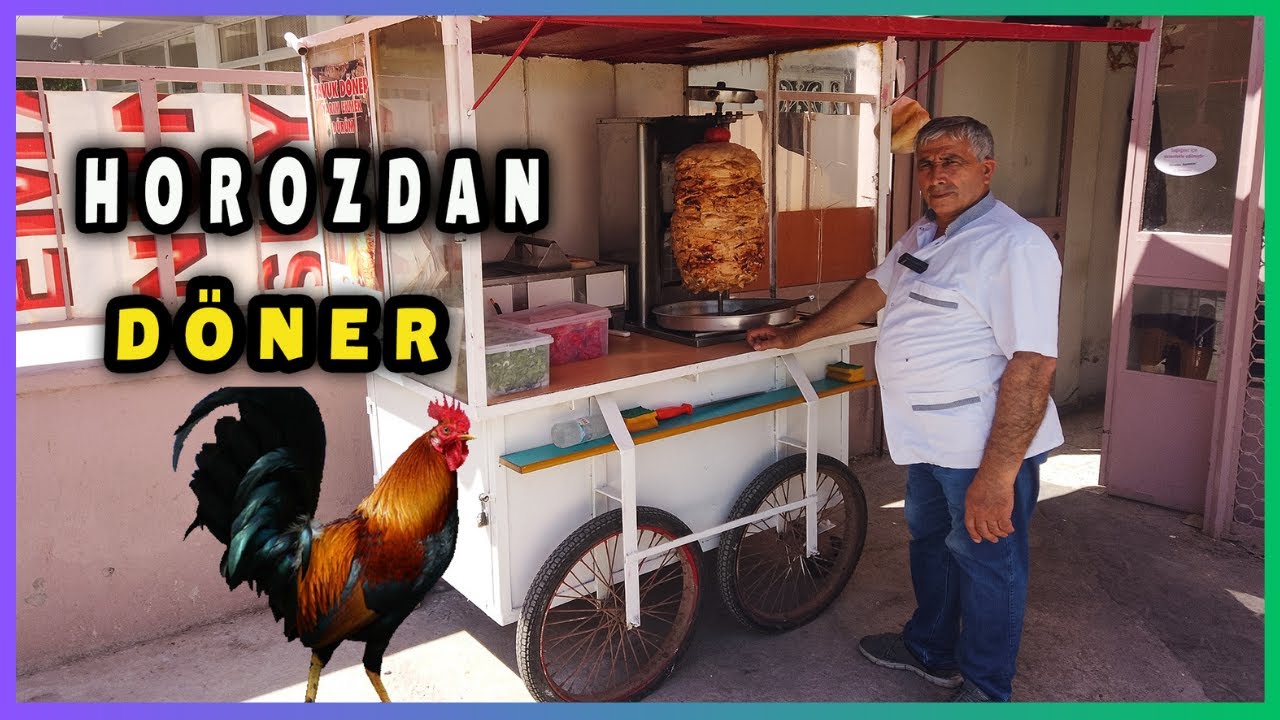 Horoz Etinden Döner Yapmışlar | Sokak Lezzetleri - İzmir Gurme Emre