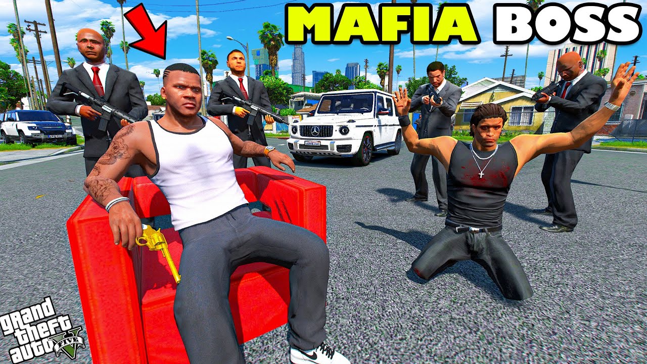 Franklin Becomes the DANGEROUS MAFIA BOSS in GTA 5! 🔥👑| Taking Over Los Santos SHINCHAN and CHOP