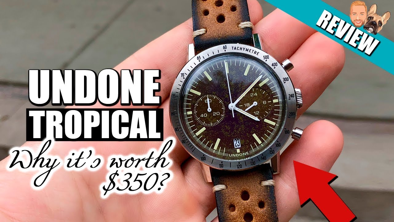 It's Beautiful But Is It Worth $350? UNDONE Tropical Chronograph Watch Review