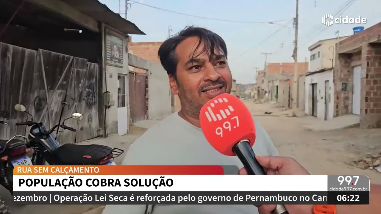 Manhã Cidade - 11.02.26 - População reclama de falta de calçamento no bairro José Liberato