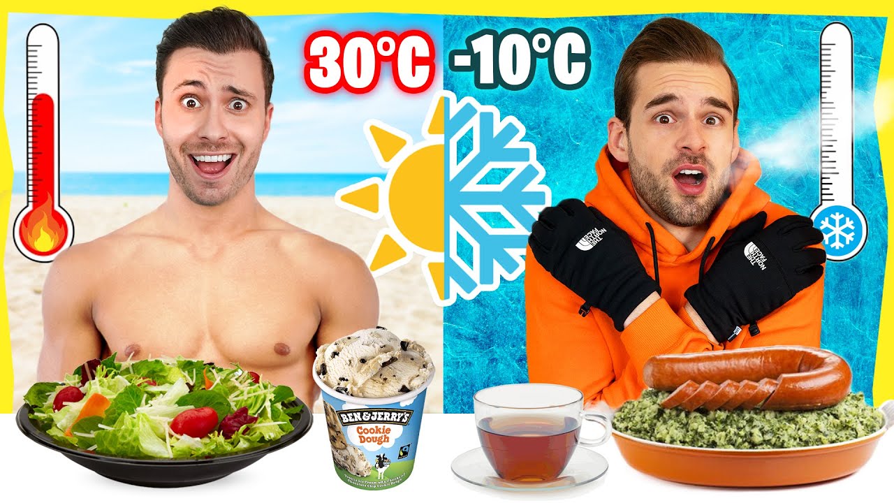 24 UUR WINTERDAG VERSUS ZOMERDAG CHALLENGE! *Met Thomas*