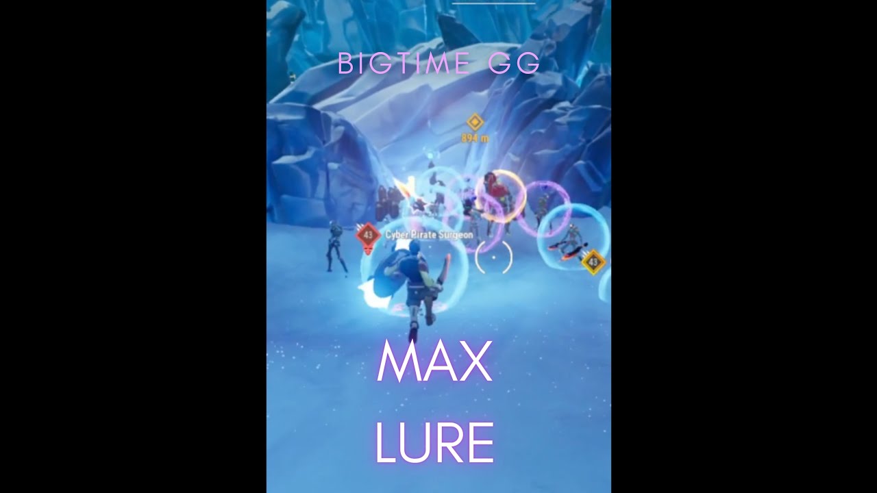 Max lure in Bigtime MMORPG game can Higher the NFT drop rate ?🤔 #shorts