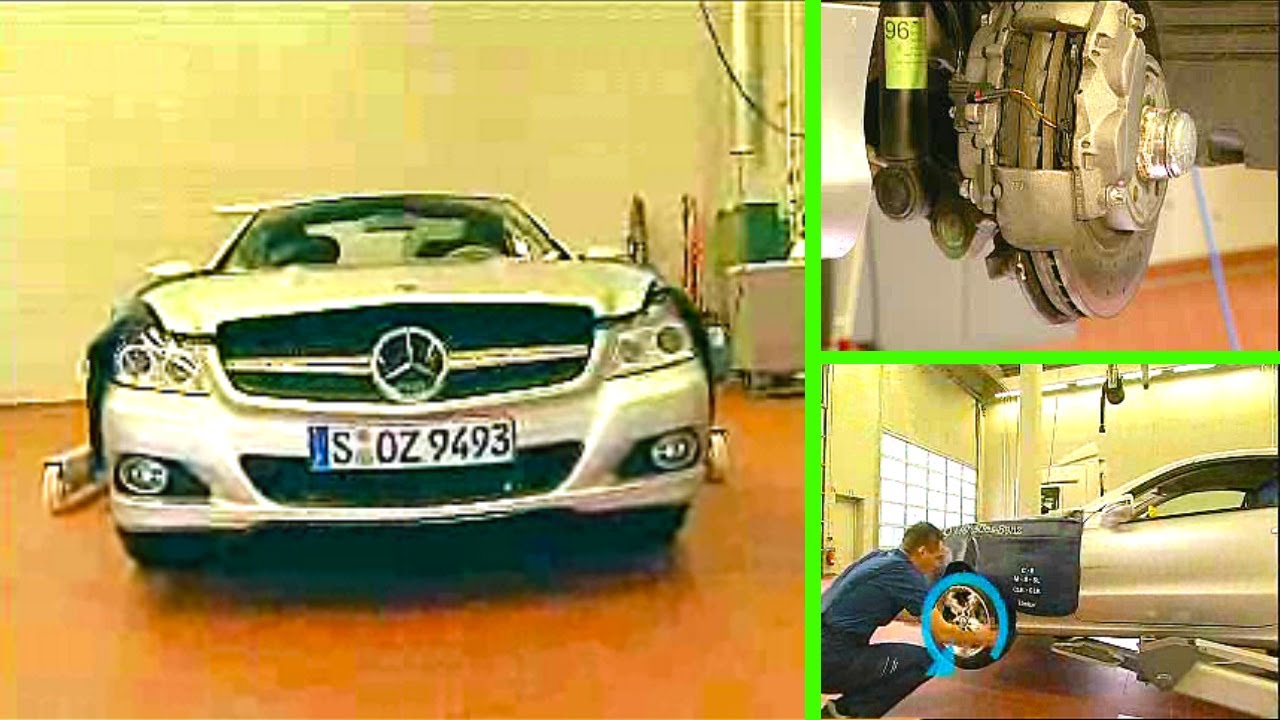 Mercedes-Benz SL: SBC-Selbsttest deaktivieren und Bremsklötze anlegen