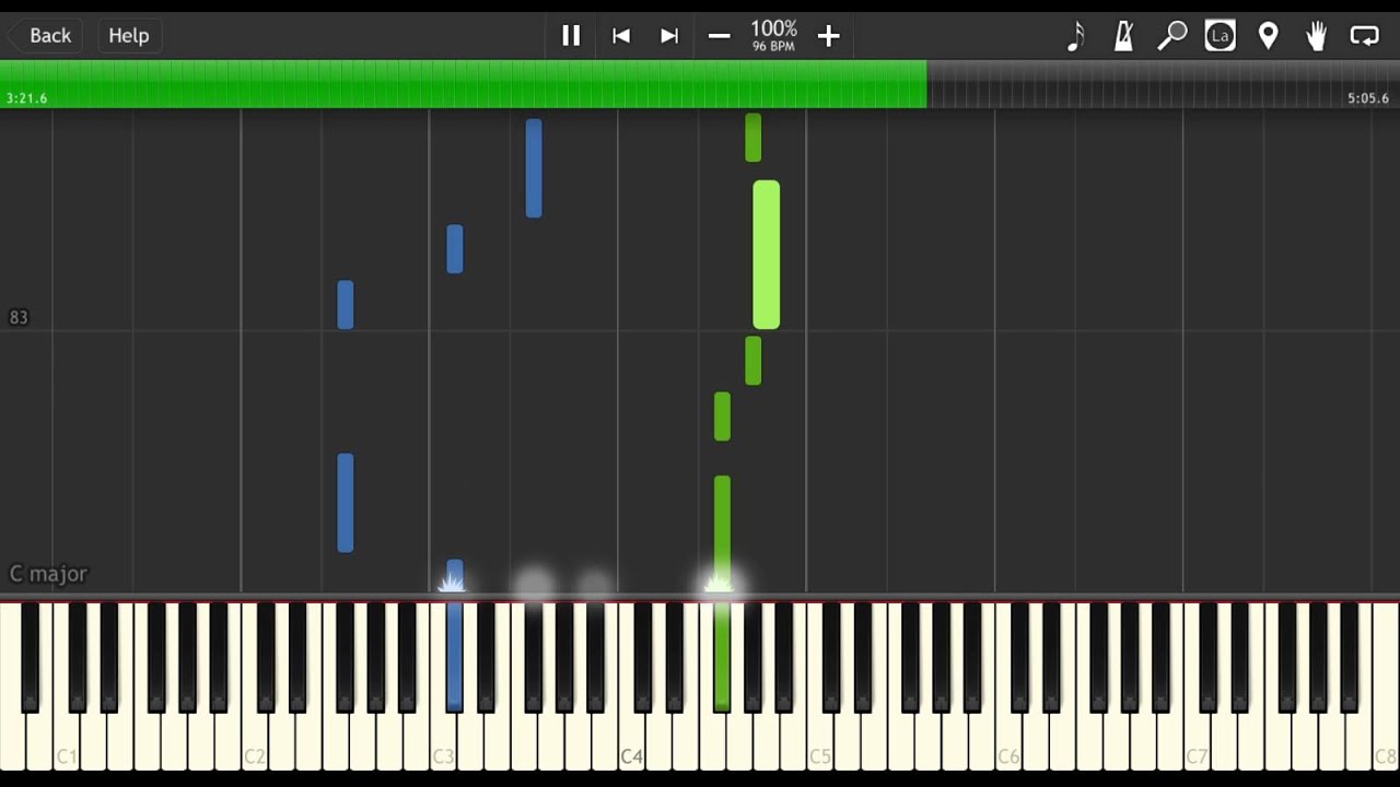 ほしのこえ ED Full - Hoshi no Koe - Through the Years and Far Away [Piano Tutorial] (Synthesia)