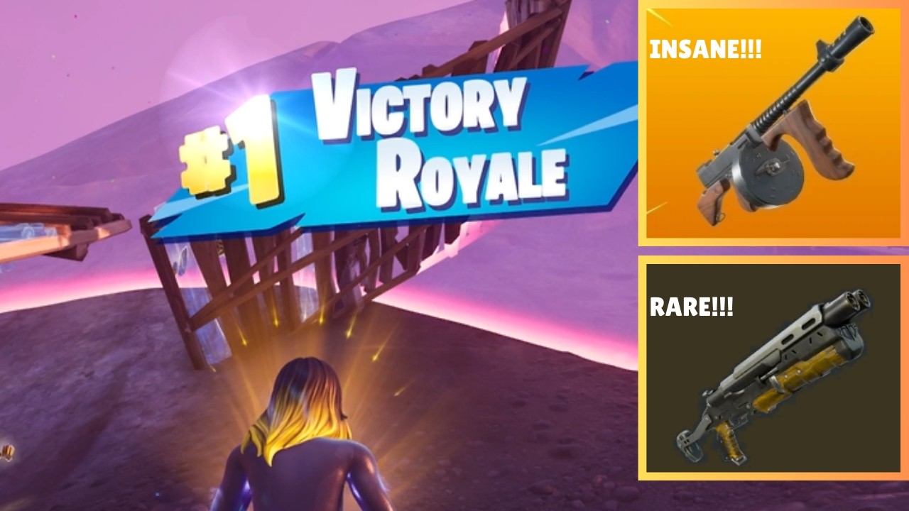 Fortnite Reload Trio v Squad Gameplay | RARE Mythic Outlaw Shotgun & Endgame Clutch