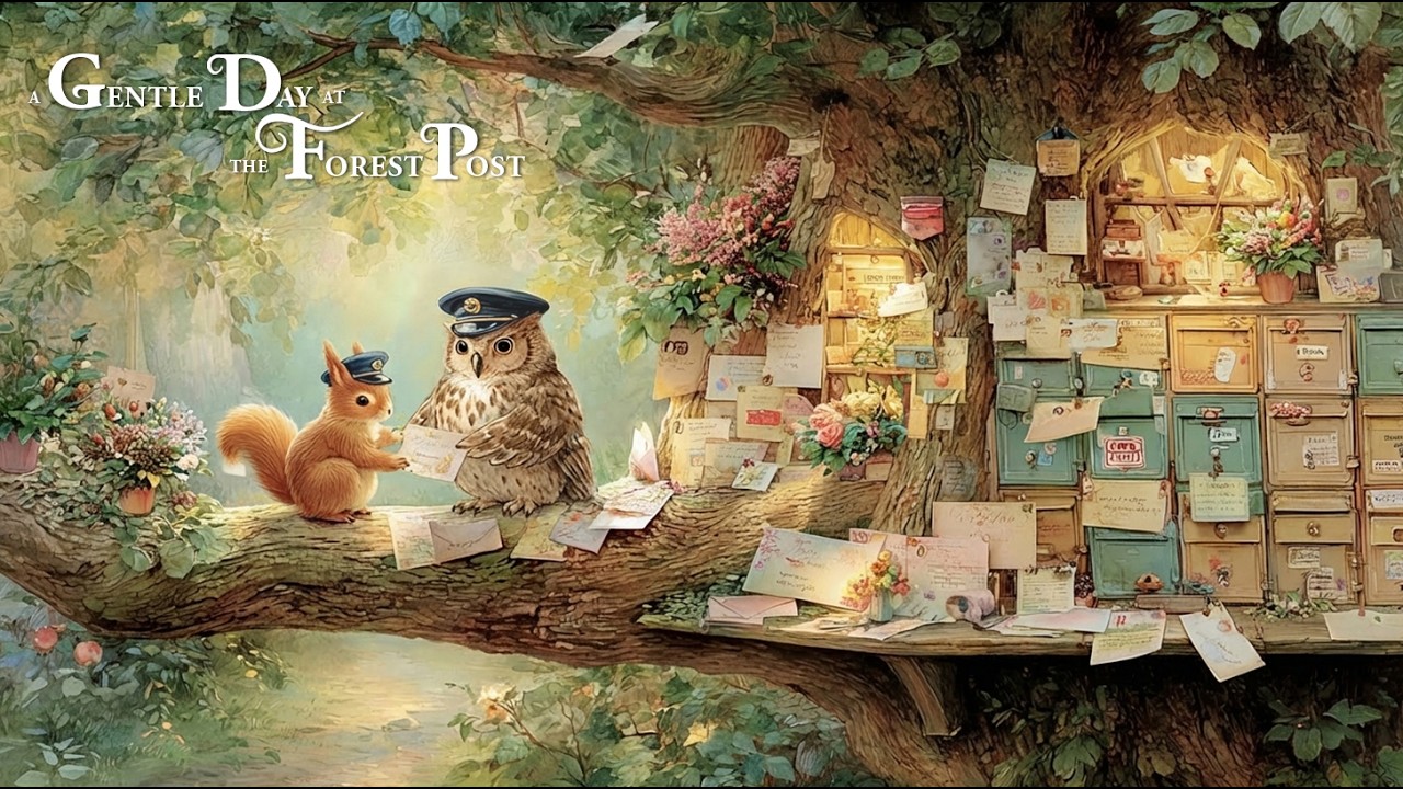 [Celtic Music] A GENTLE DAY AT THE FOREST POST – Relaxing Storybook Music & Gentle Forest Waltz