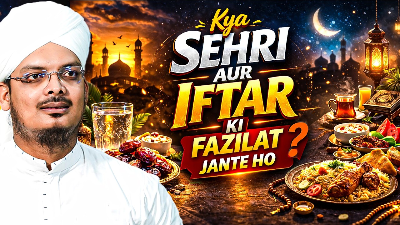 Kya Sehri Aur Iftar Ki Fazilat Jante Ho? | Ramadan Special Bayan | Maulana Anzar Ashrafi