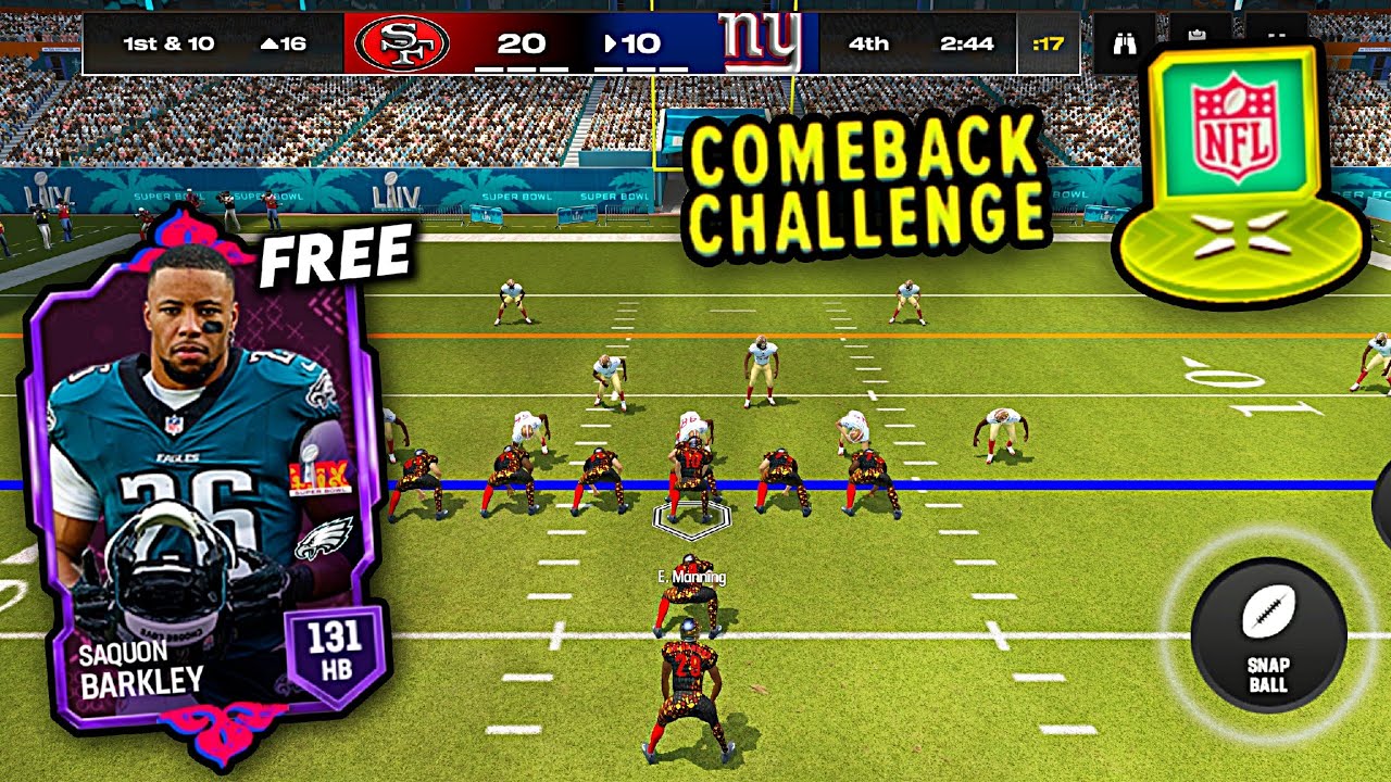 HOW TO BEAT THE SUPER BOWL COMEBACK EVENT! FREE SUPER BOWL EPIC! - Madden Mobile 25