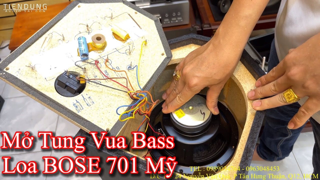 Review Loa BOSE 701 bản 2 lỗ hơi hàng bãi Mỹ