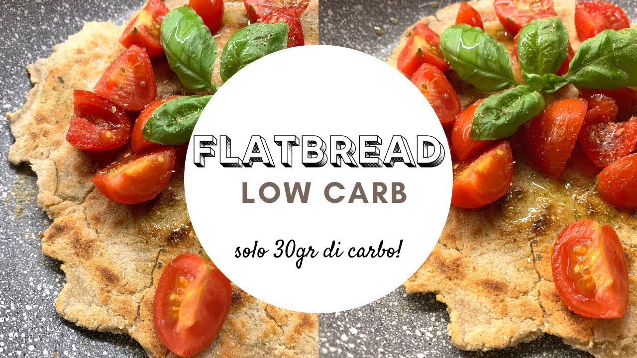 FLATBREAD LOW CARB || SOLO 30GR DI CARBO! | Videoricetta