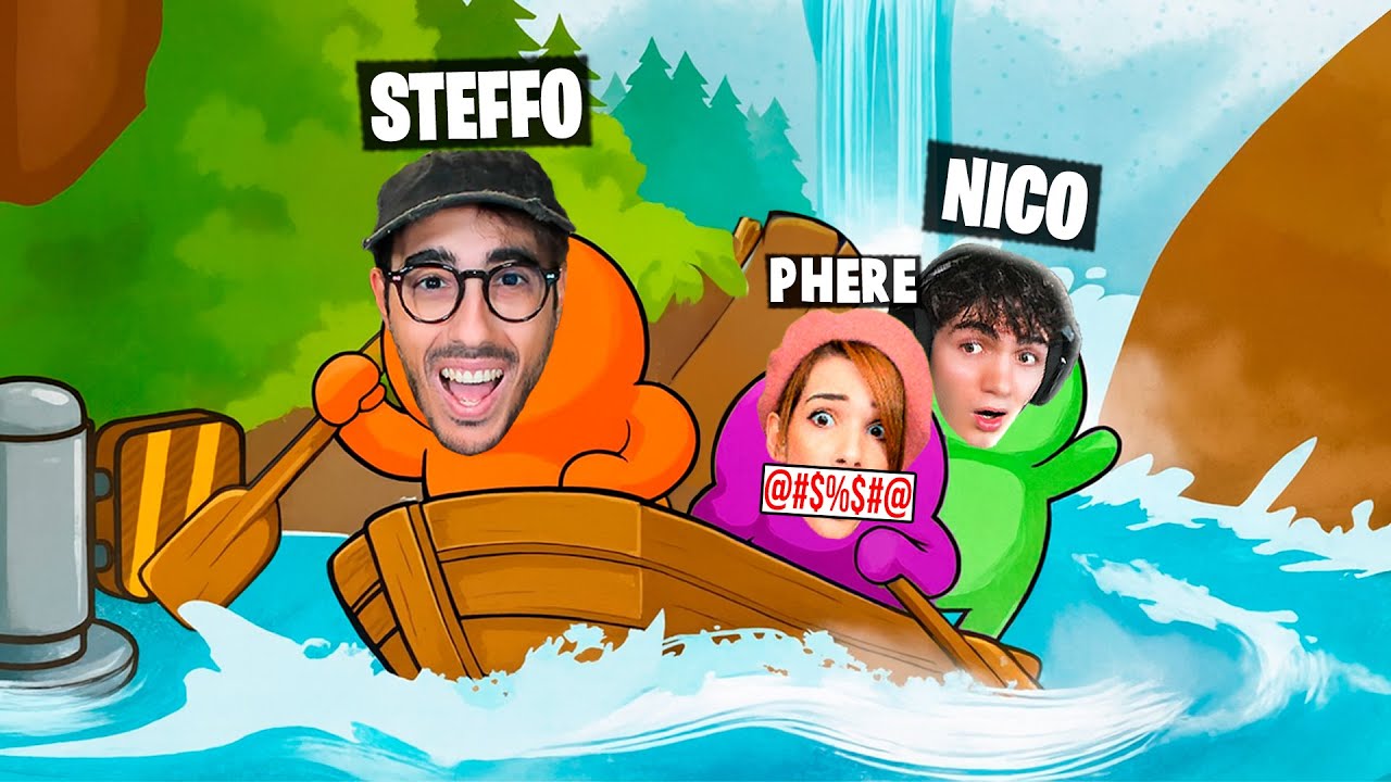 RAGGIUNGO LA VELOCITÀ MASSIMA con I MIEI AMICI in CANOA! - Paddle Together