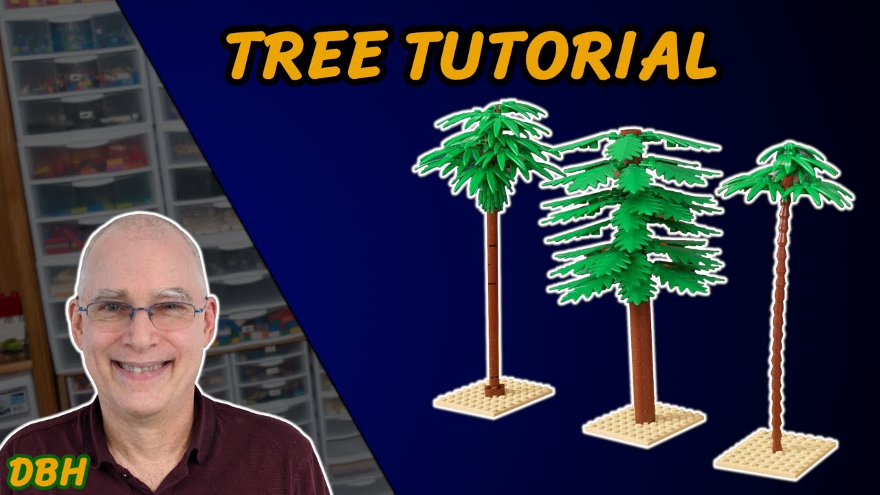 Three Tree Building Spree - a LEGO tutorial / techniques