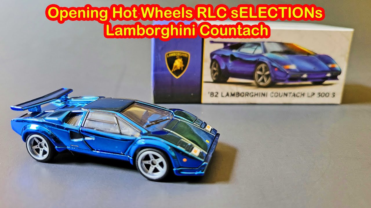 Opening Hot Wheels sELECTIONs RLC Lamborghini Countach