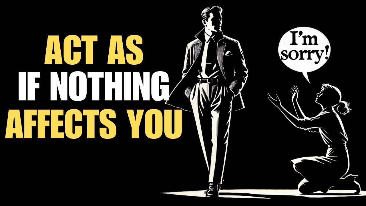 Learn To Act As If Nothing Bothers You | Stoicism