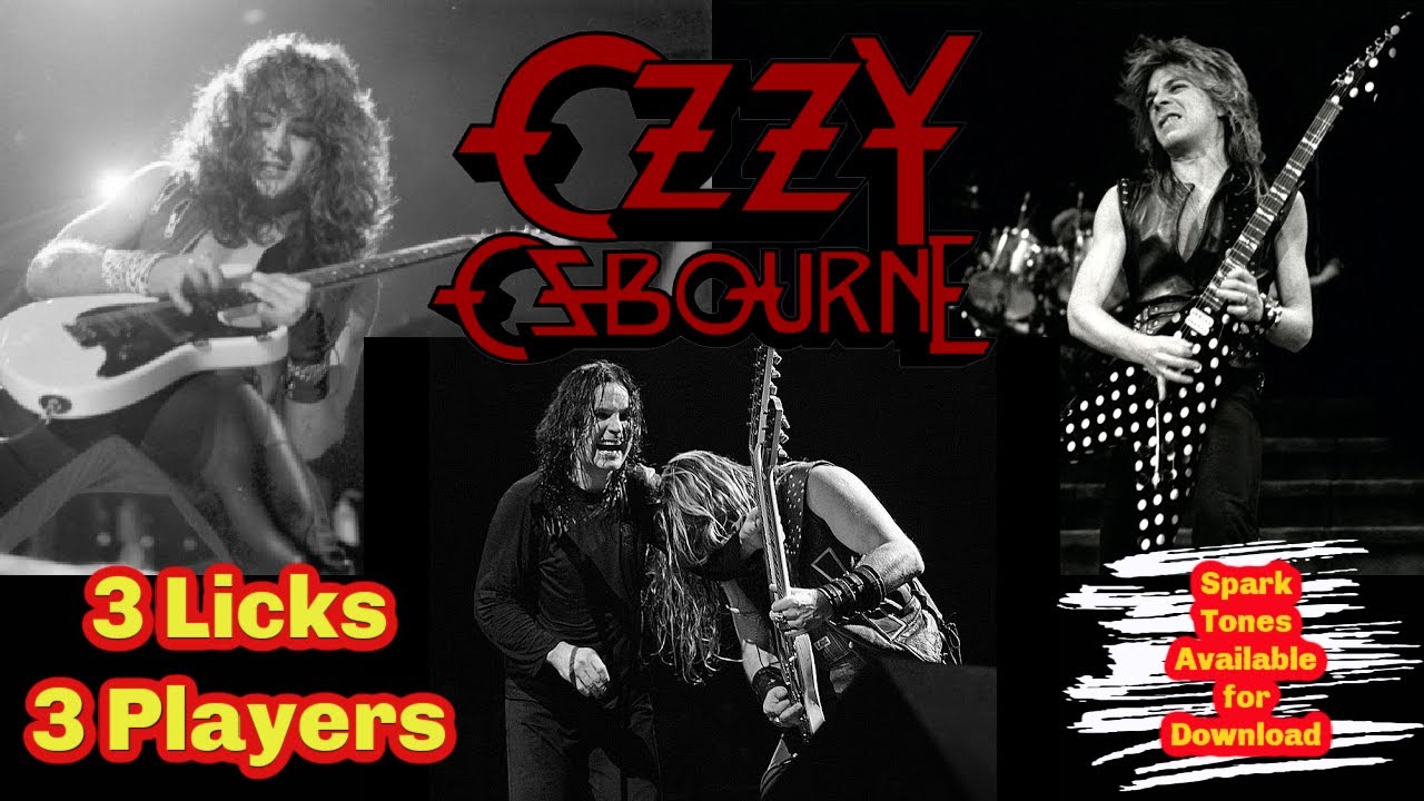 3 Licks from Ozzy's Guitar Players (Spark Amp Tones Included)