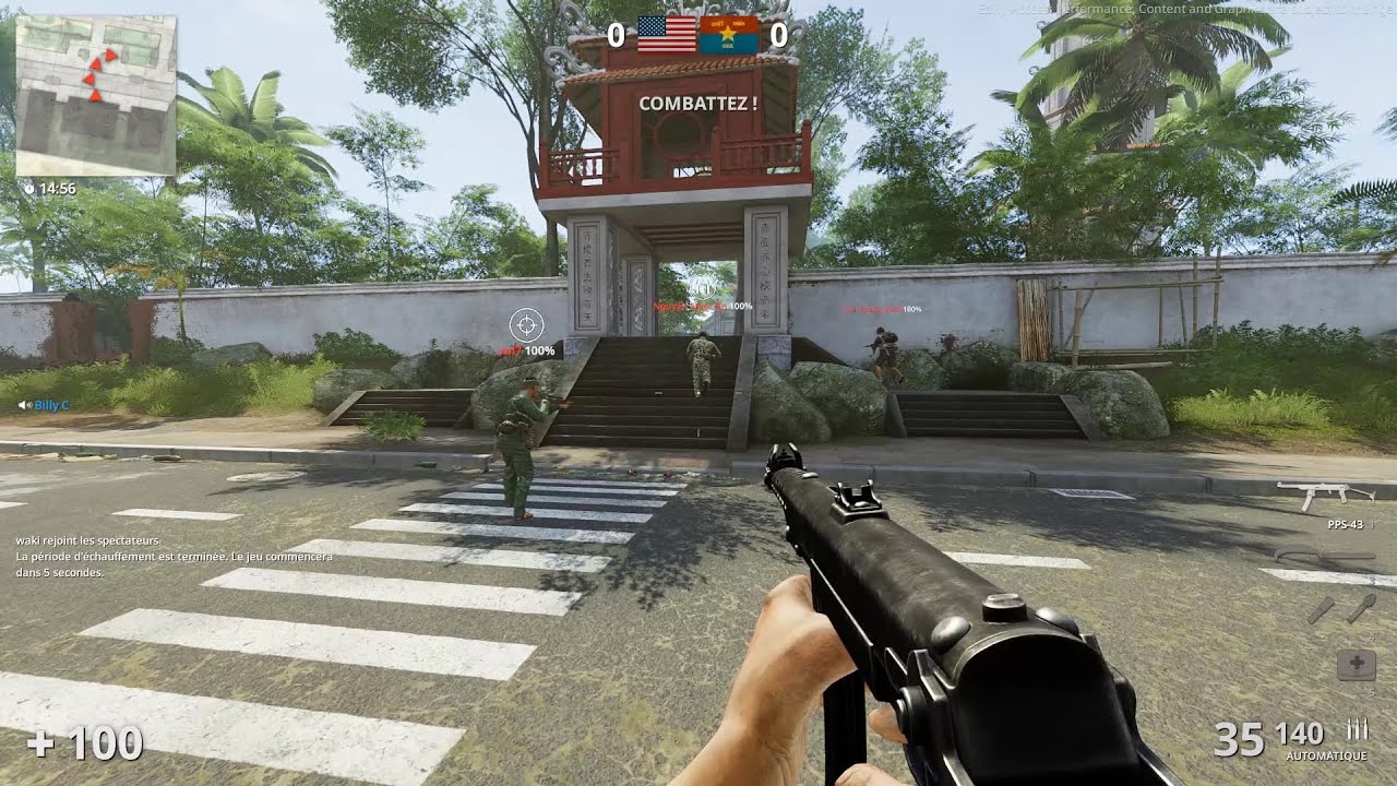 Military Conflict: Vietnam #11 Team Deathmatch In Hội An Temple - Viêt-Cong Medic With PPS-43