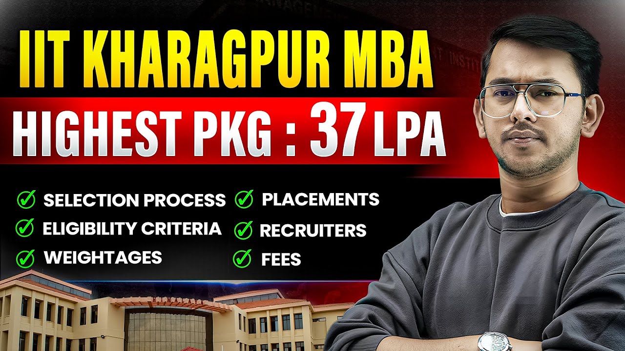 IIT Kharagpur MBA Worth It? ₹37 LPA Package! 😱 | Eligibility, Selection Process & Placements 