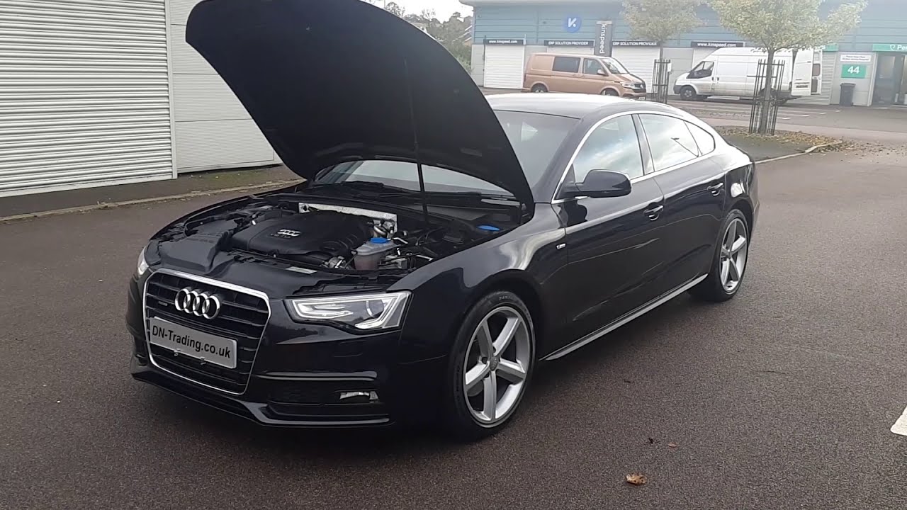 Audi A5 3.0 TDI Quattro S-Line S Tronic Paddle Shift Auto + Nav. 2012 Reg 53,000 Miles.
