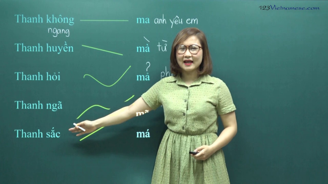 #3 Dạy tiếng Việt: Thanh điệu | 123Vietnamese