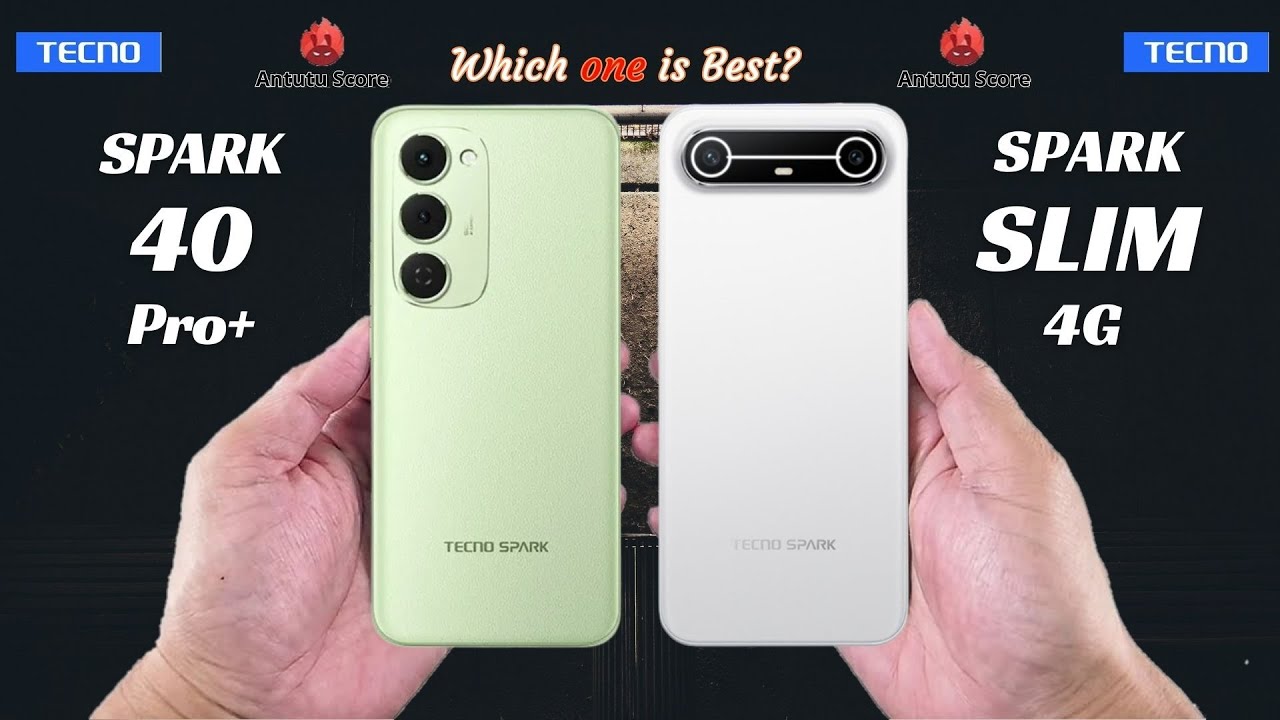 Tecno Spark 40 Pro Plus vs Tecno Spark Slim 4G ll 🔥 ll Full Details ll Which One is Best?