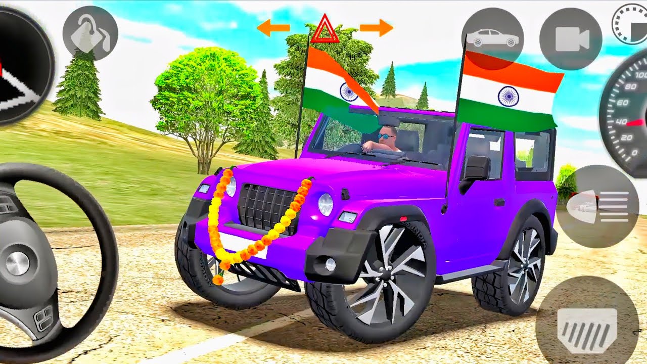 Modified Mahindra Thar😈Games:Indian Purple Thar (Gadi Wala Games) Car Game Android Game - #2026