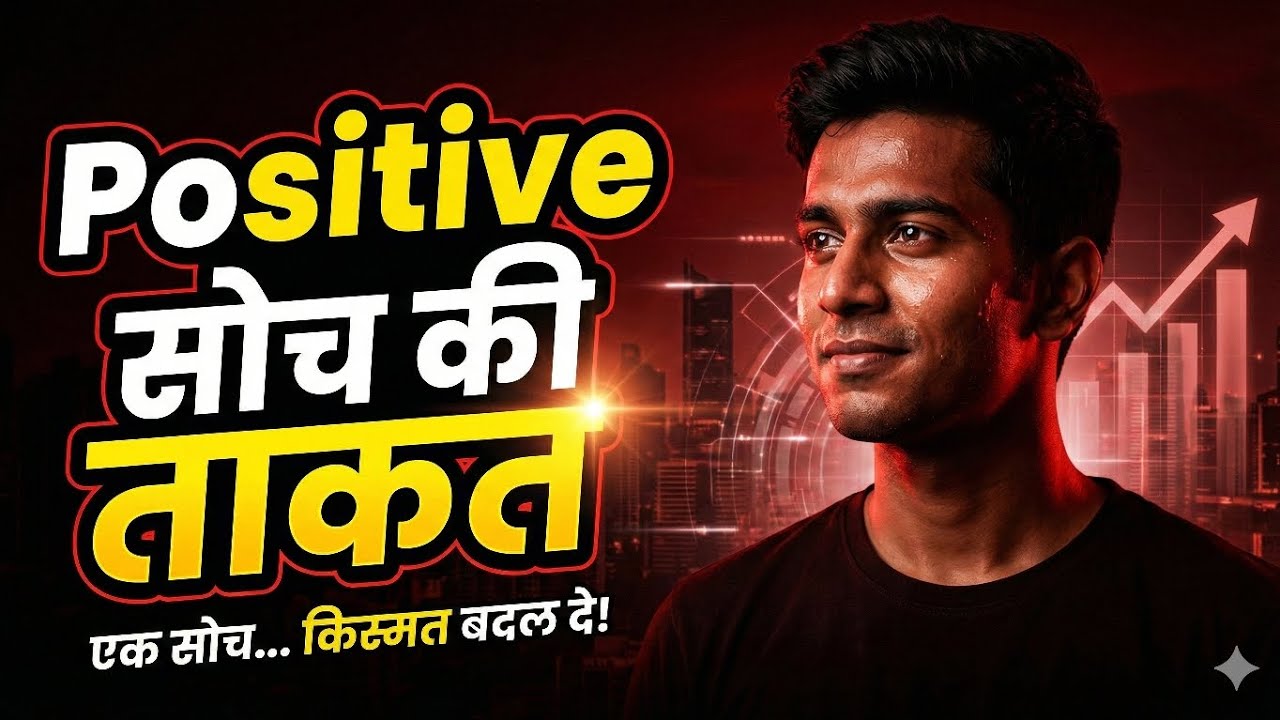 “Positive सोच की ताकत — एक ऐसी कहानी जो आपकी ज़िंदगी बदल देगी 💪🔥”