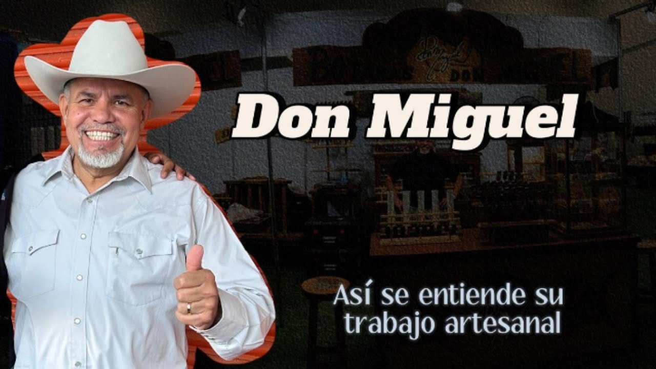 Don Miguel y la función de su trabajo artesanal