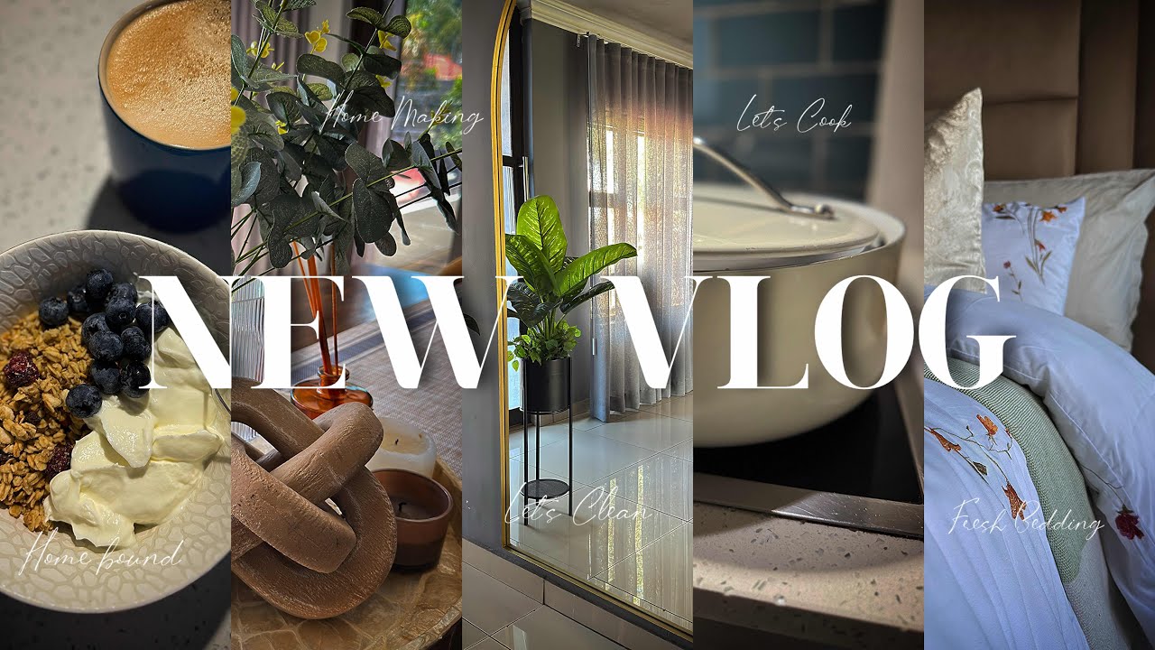 Vlog, let’s clean, fresh bedding,home reset, home making,home bound,cozy home,South African YouTuber