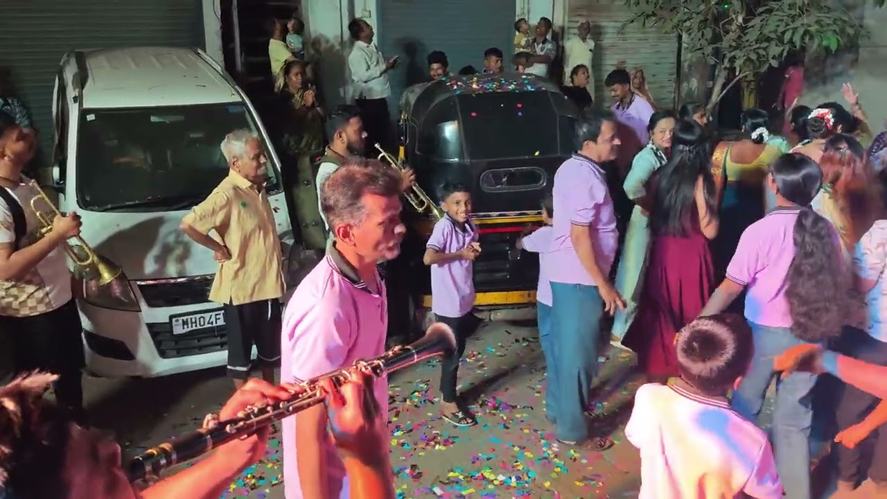 Nonstop East Indian song by Aai Ekvira brass band Naigaon Koliwada at Maghi ganpati visarjan 2026