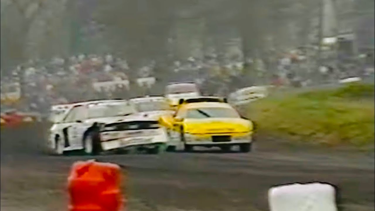 Финал All Action B Audi Quattro RS200 Ян Артур Иверсен Джон Уэлч за первое место в финале A