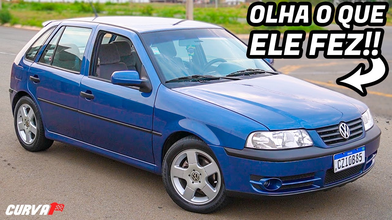 GOL G3 2.0! MODELO RARO COM PREPARAÇÃO ASPIRADA!