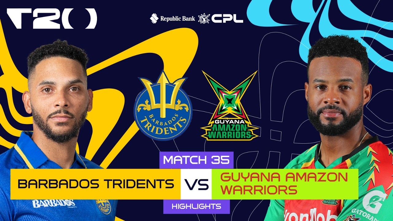 Highlights | Barbados Tridents vs Guyana Amazon Warriors | CPL 2026