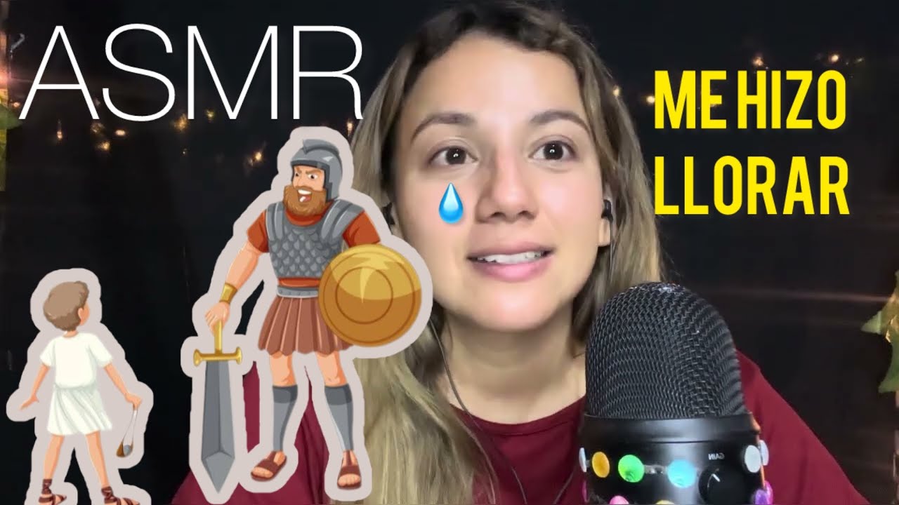 ASMR VOZ COMBINADA 1 HORA HABLANDO DE DAVID Y GOLIAT