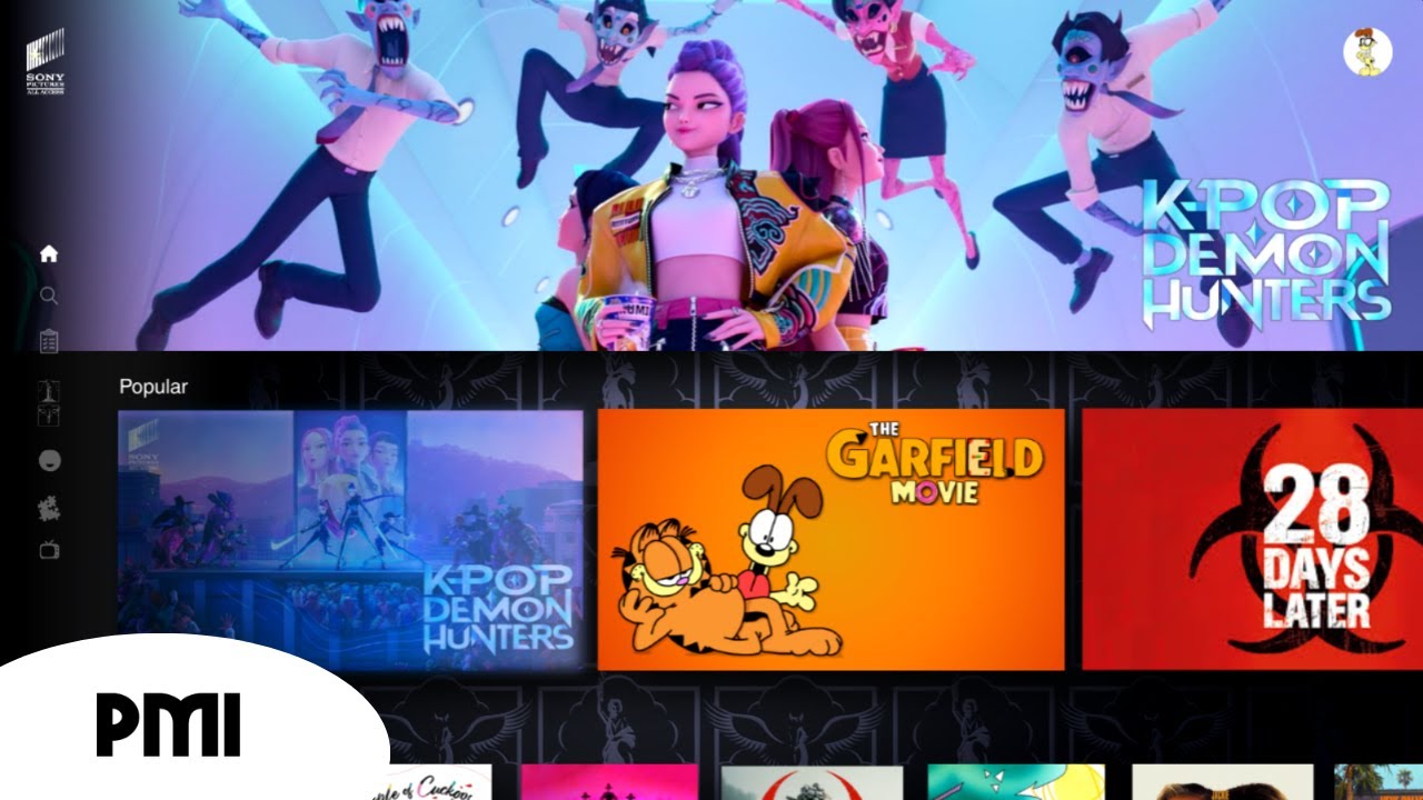 Sony Pictures All Access UI (August 2025, TL-PMI)
