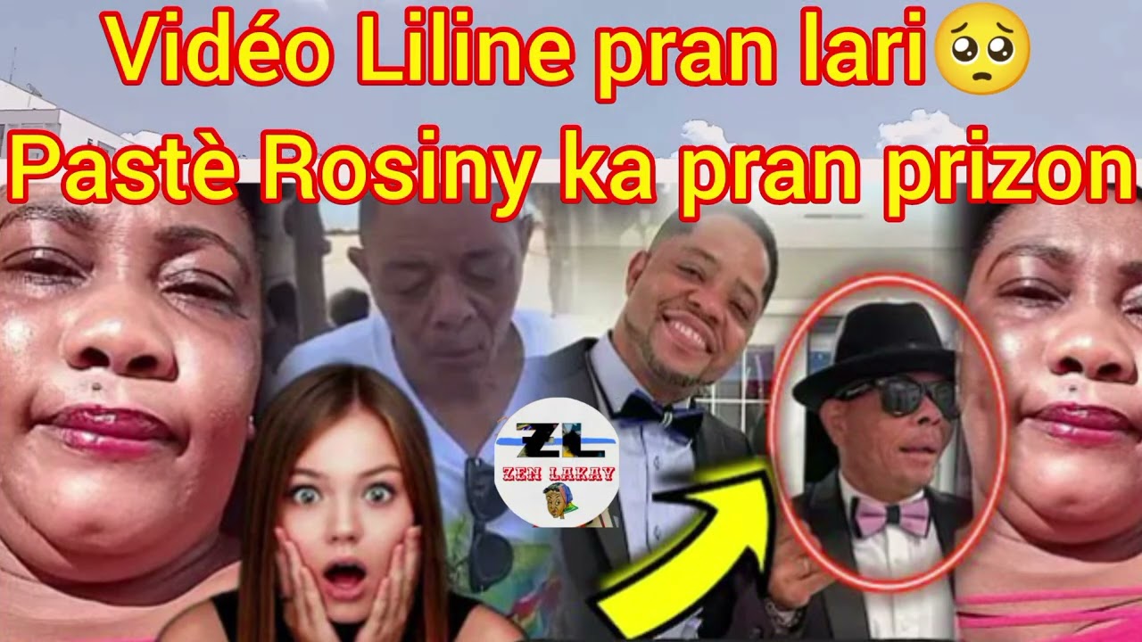 Vidéo Liline pran lari🥺Pastè Rosiny ka pran prizon 😱 Vin tande reyaksyon anpil moun mezanmi 