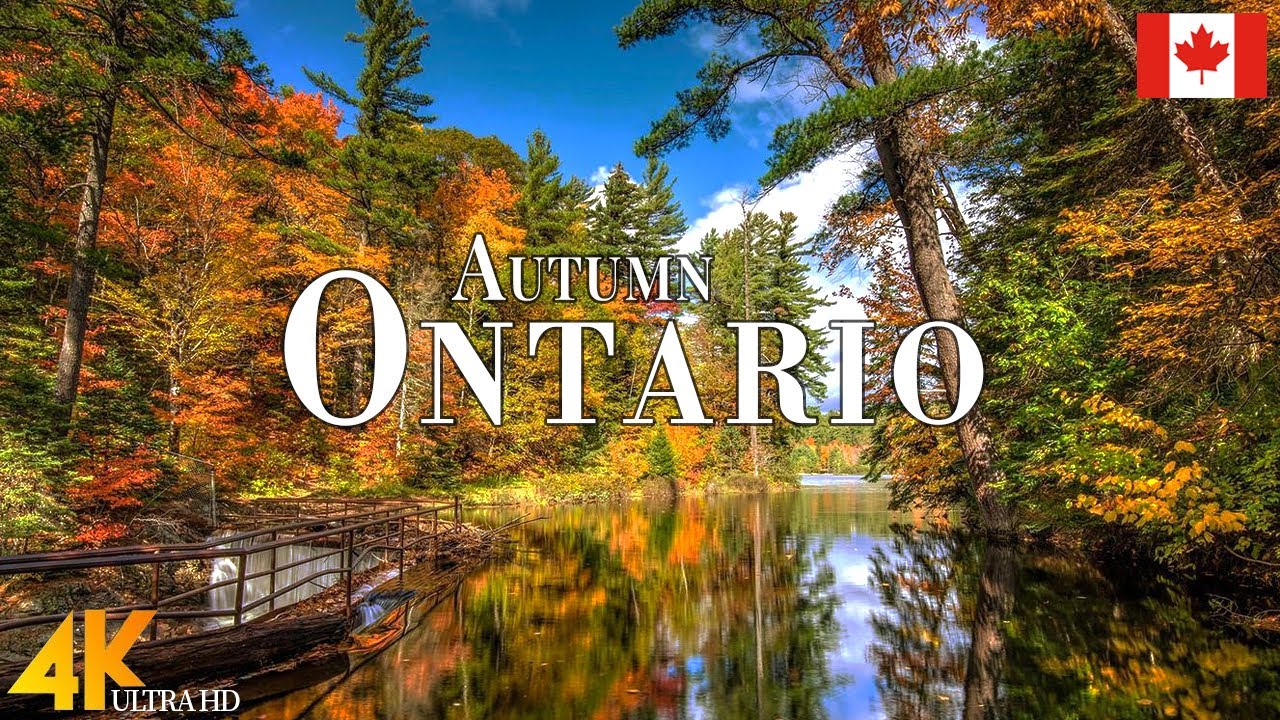 Autumn Ontario 4K Ultra HD &bull; Stunning Footage Ontario, Scenic Relaxation Film with Calming Music.