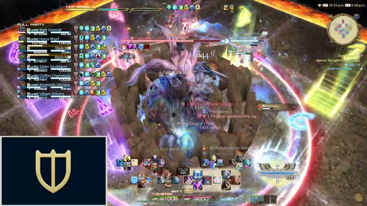 FFXIV P8S Phase 1 Clear (Paladin POV)