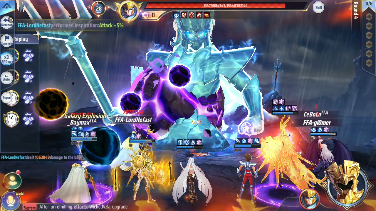 Saint Seiya Awakening - Boss Poseidon Saga + Libra DC
