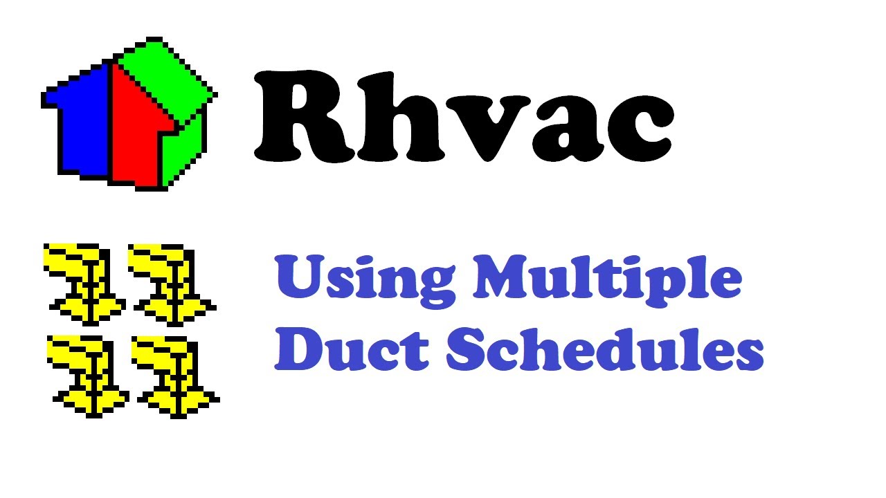 Elite Software Rhvac for ACCA Manual J, D, and S Calculations - Using Multiple Duct Schedules