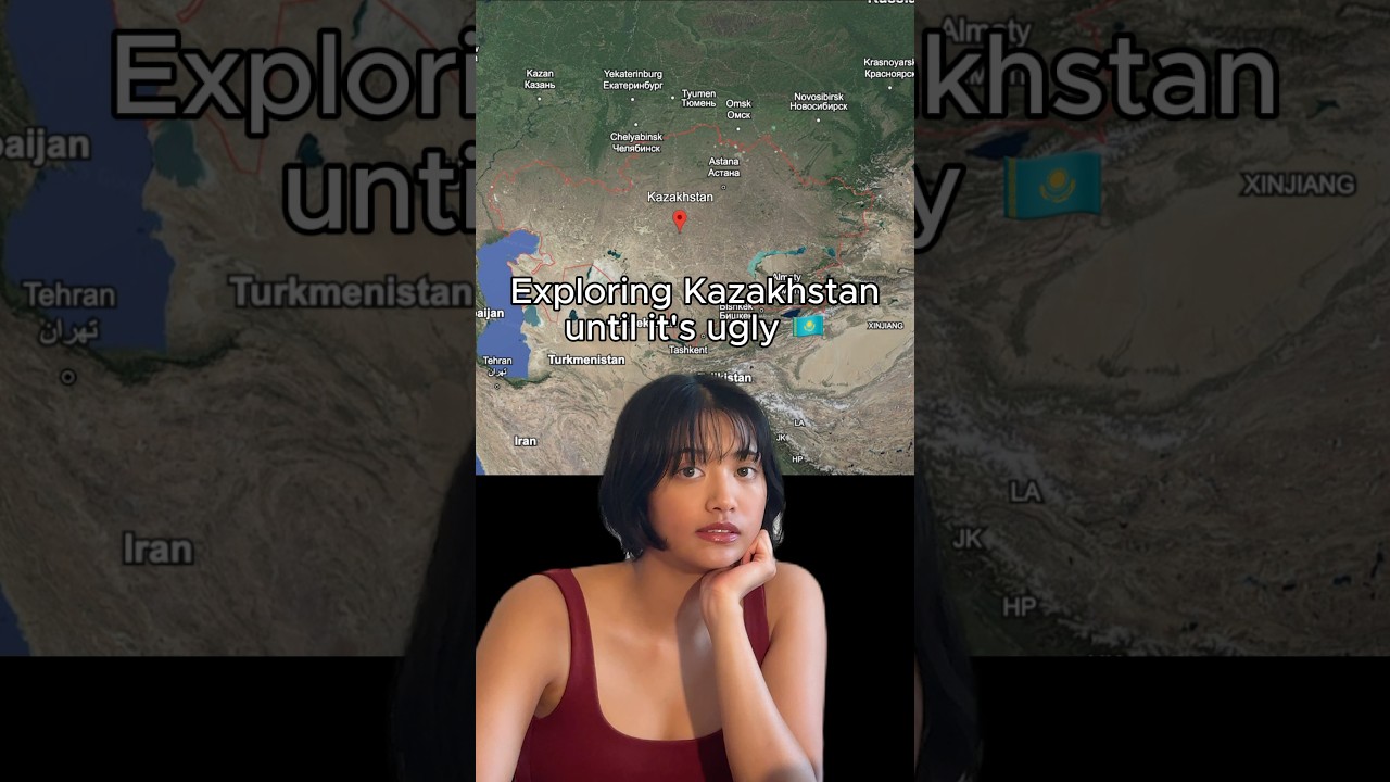 Исследуем Казахстан до ужаса 🇰🇿#googleearth #asmr #travel #kazakhstan