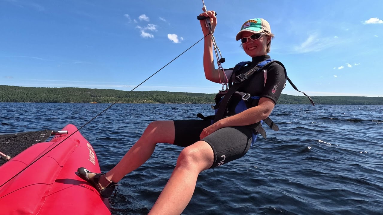 kanukassel-TV: Sekundenglück 2  Fotos vom SEGELTREKKING mit HAPPY CAT 