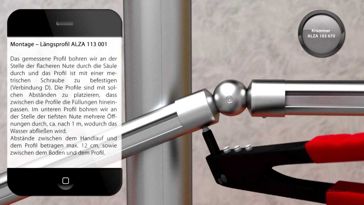 Geländer für Treppen Modell A3