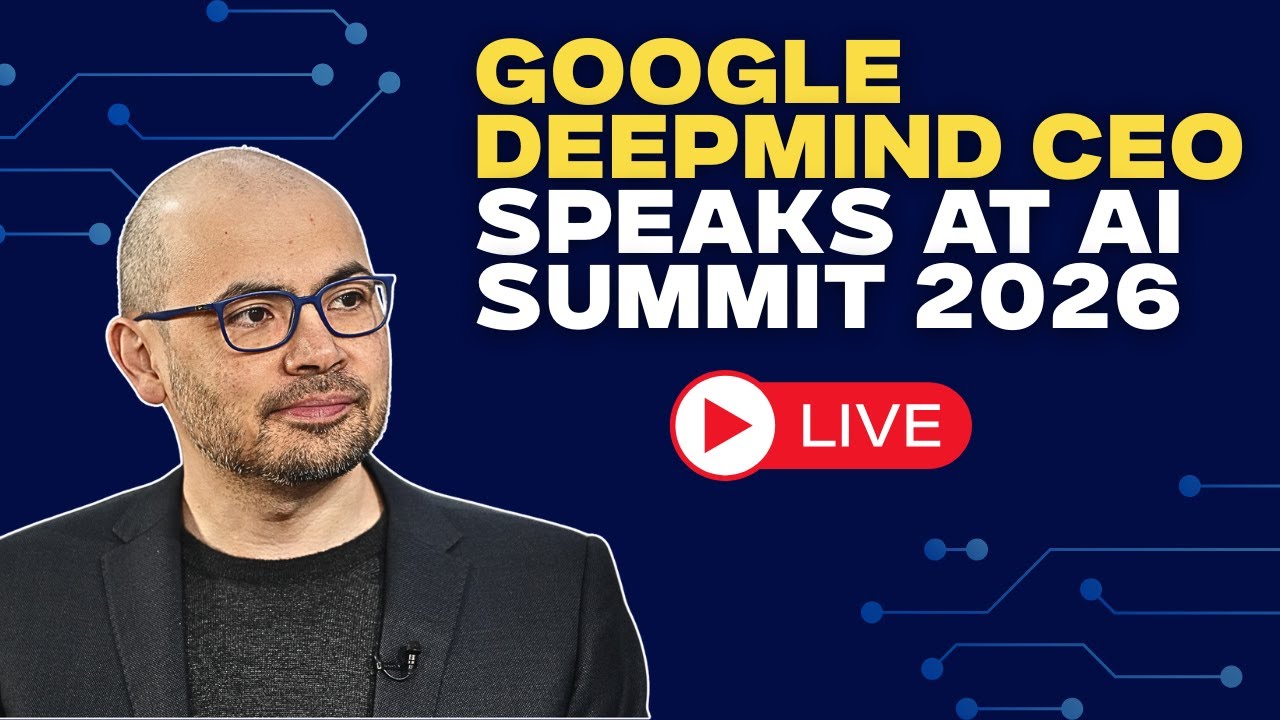 WATCH LIVE: Google DeepMind CEO Demis Hassabis speaks at India AI Impact Summit 2026 in New Delhi